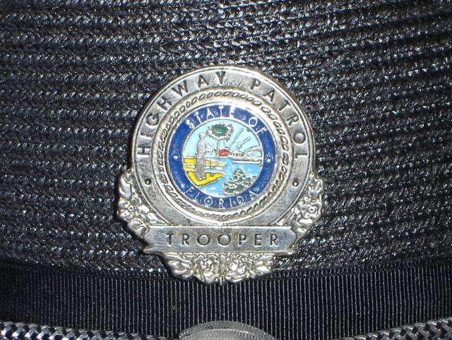 Florida Highway Patrol hat badge