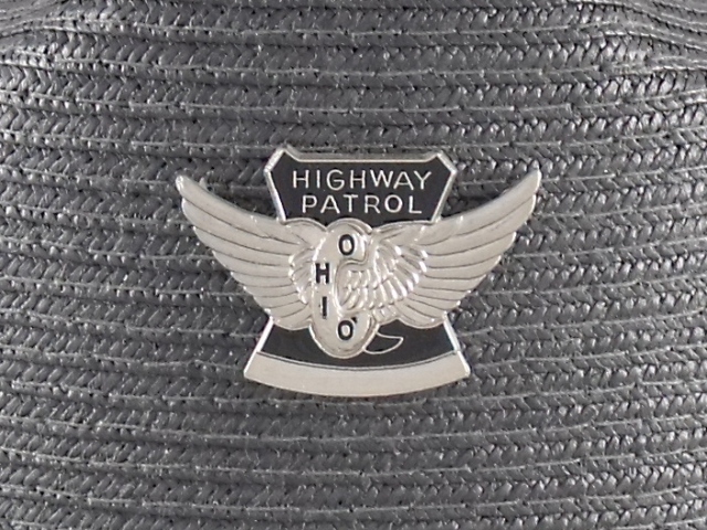 Ohio Highway Patrol trooper hat badge