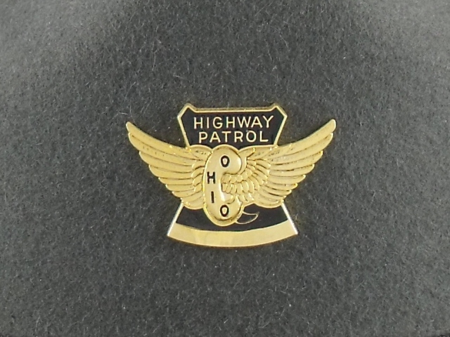 Ohio Highway Patrol supervisor hat badge