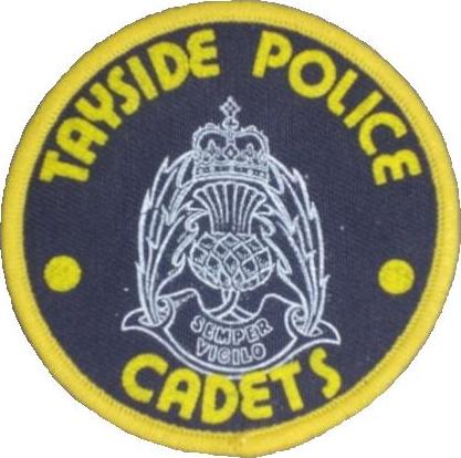 Circular Tayside Police Cadet patch