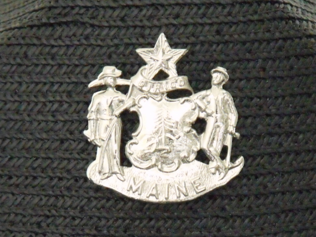 Maine State Police hat badge
