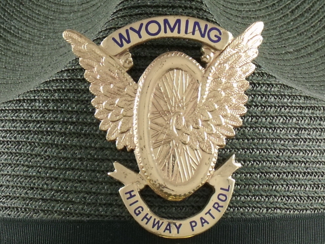 Wyoming Highway Patrol hat badge